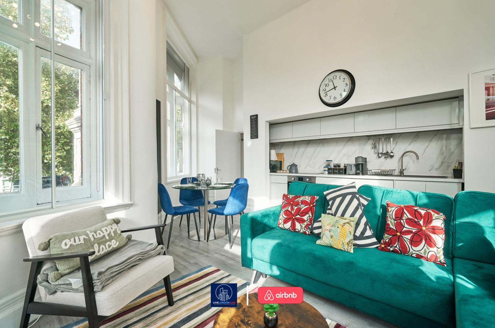 Last-Minute Specials L Sleeps Up To 4 Guests L One-Bedroom Apartment With King Bed And High Ceilings Near Camden By Live London Short Lets & Serviced Accommodation Eksteriør billede