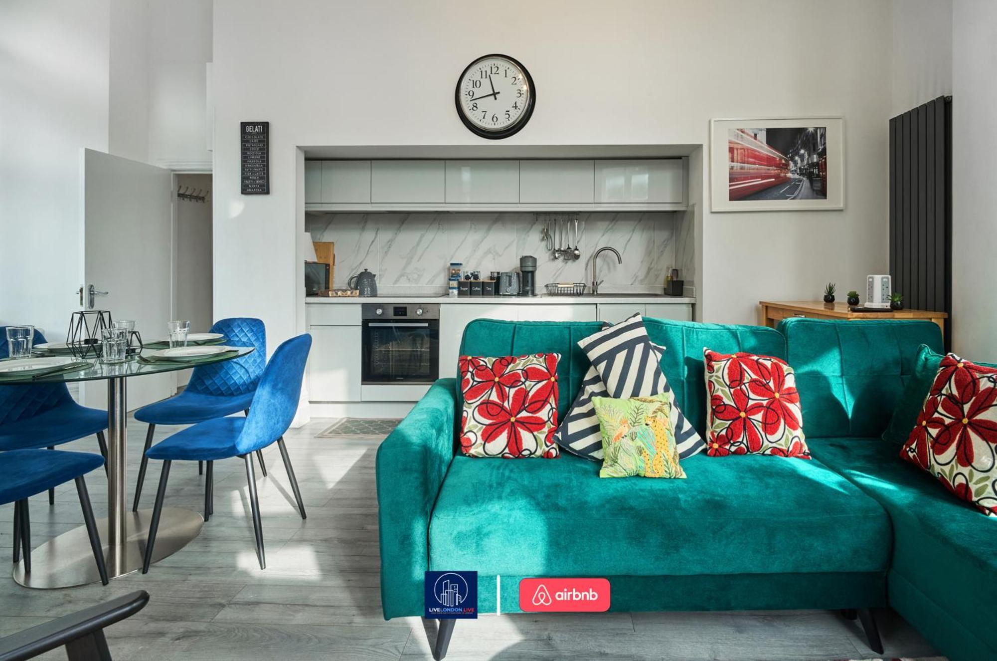 Last-Minute Specials L Sleeps Up To 4 Guests L One-Bedroom Apartment With King Bed And High Ceilings Near Camden By Live London Short Lets & Serviced Accommodation Eksteriør billede