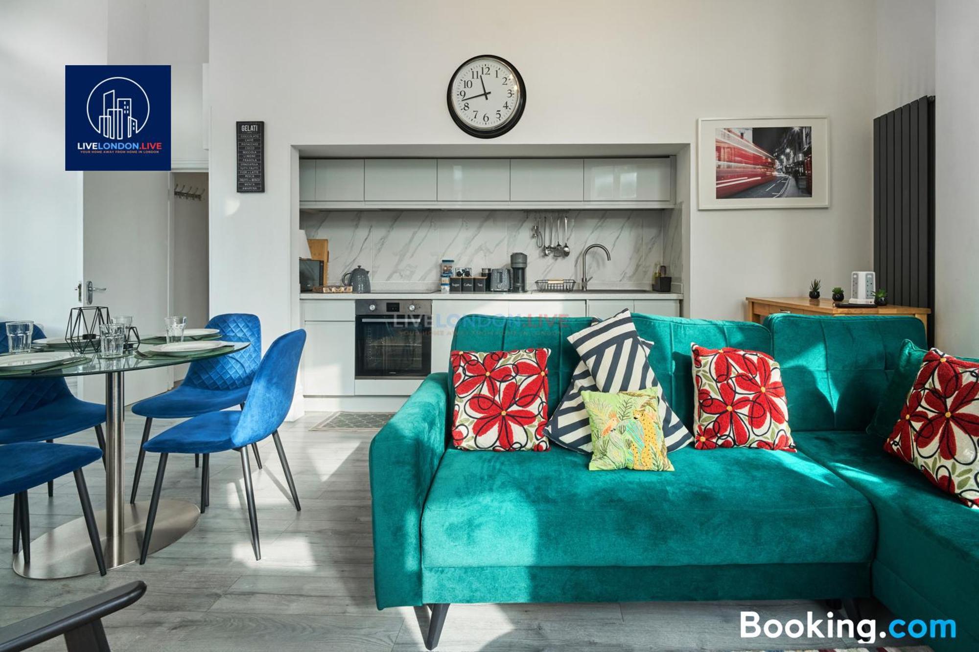 Last-Minute Specials L Sleeps Up To 4 Guests L One-Bedroom Apartment With King Bed And High Ceilings Near Camden By Live London Short Lets & Serviced Accommodation Eksteriør billede